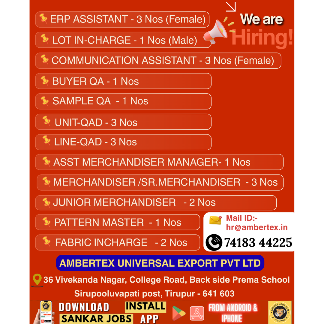 Garment Jobs
