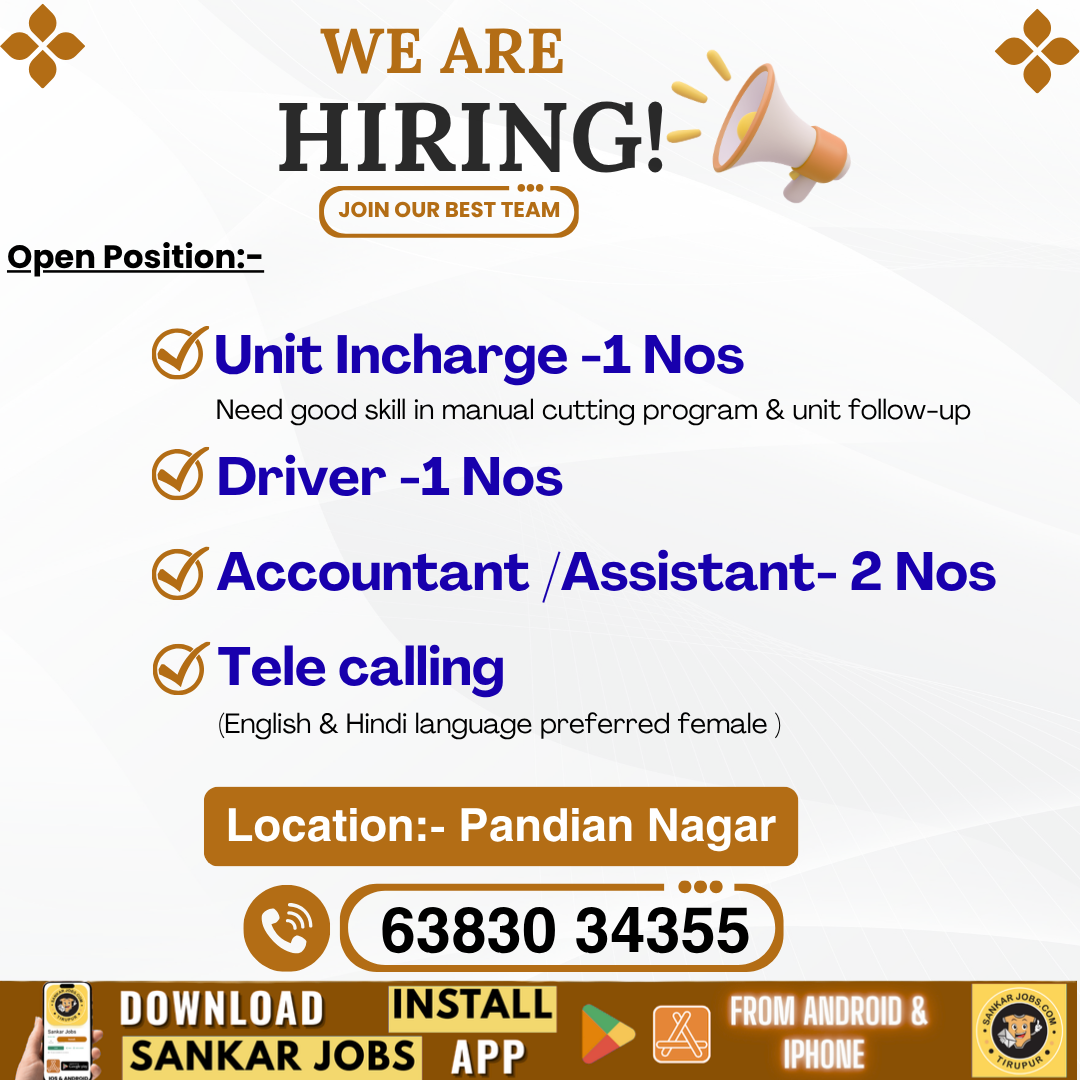 Garment Jobs