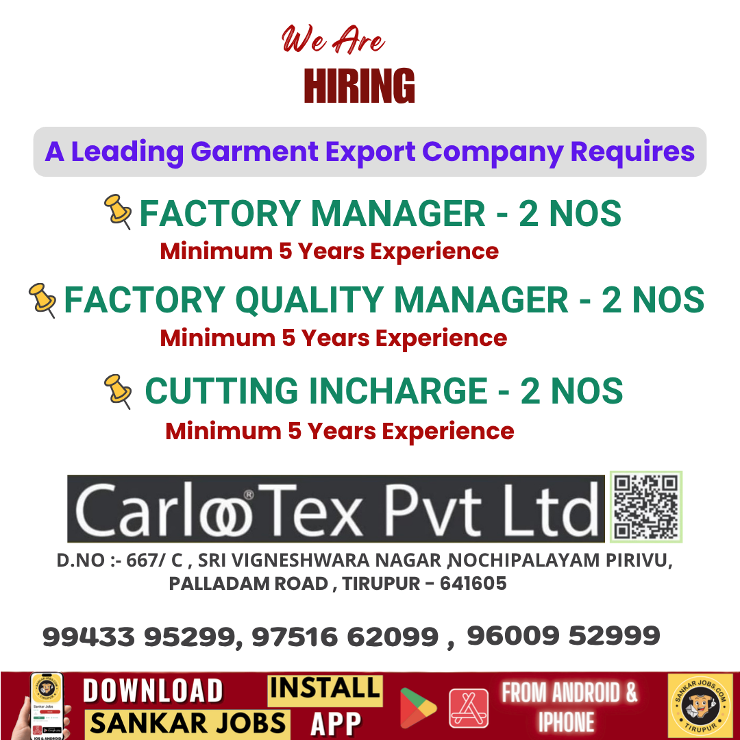 Garment Jobs