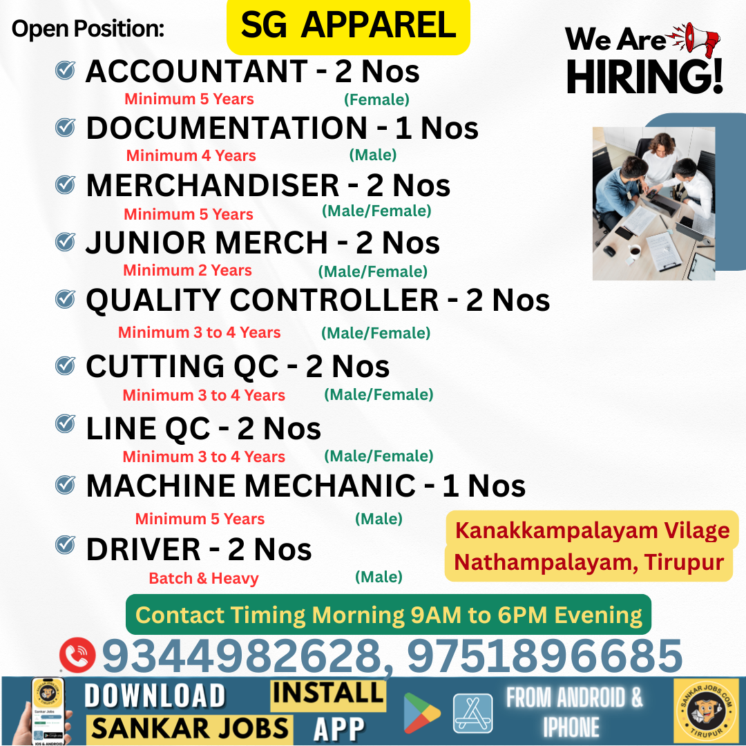 Garment Jobs