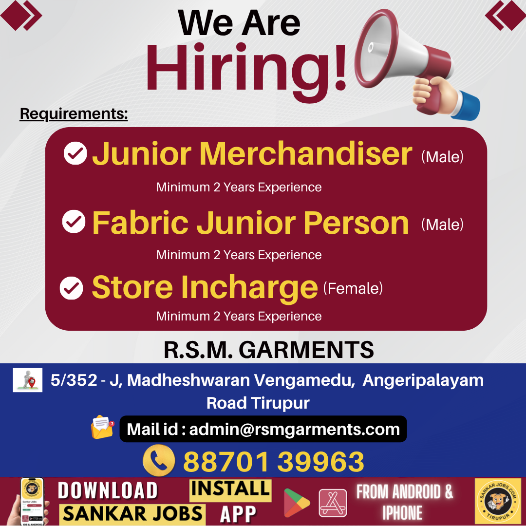 Garment Jobs