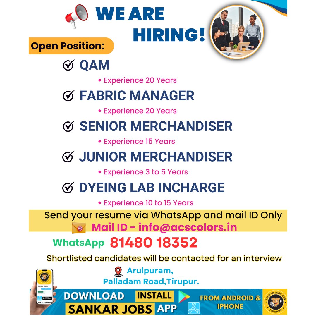 Garment Jobs