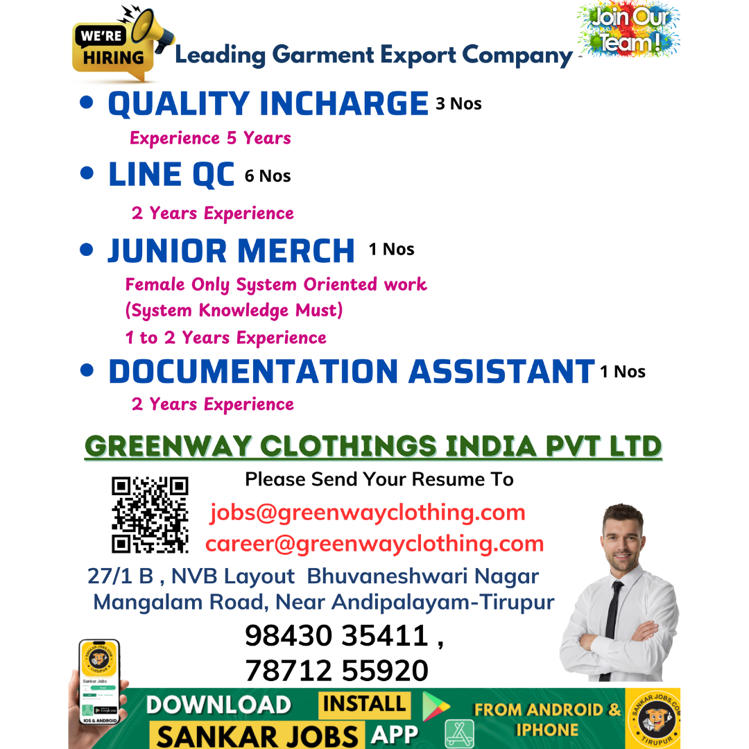 Garment Jobs