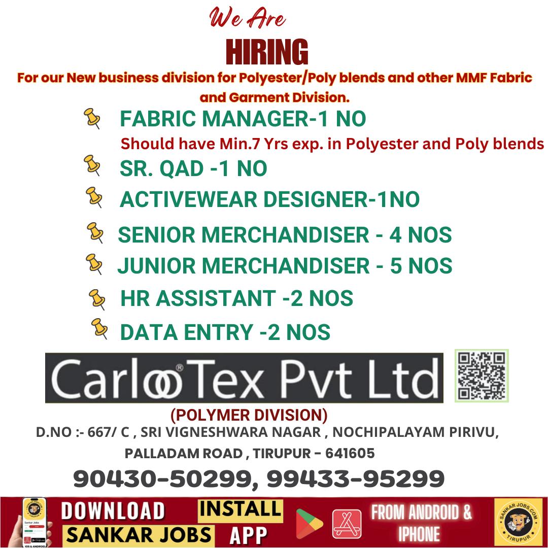 Garment Jobs