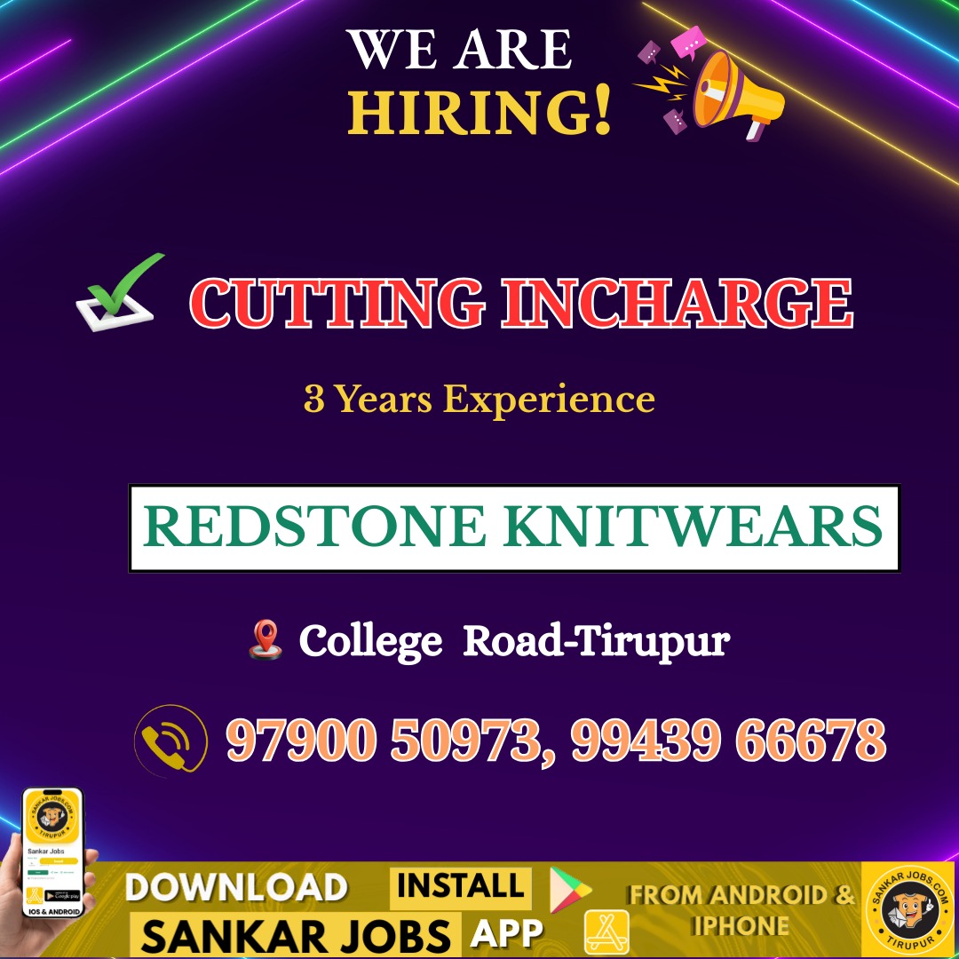Garments Jobs