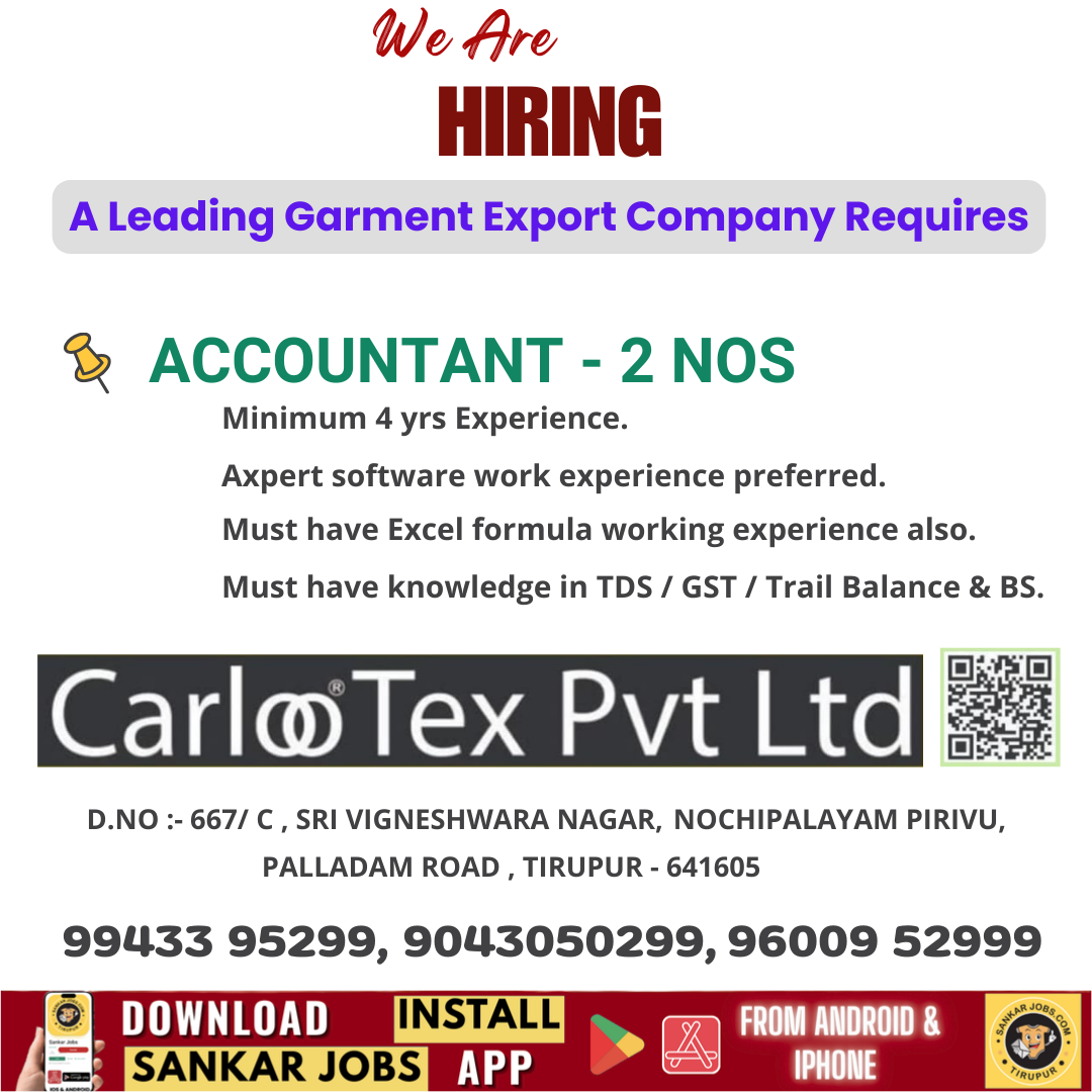 Garment Jobs