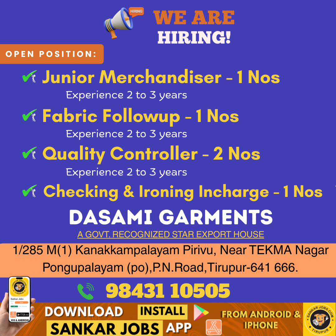 Garment Jobs