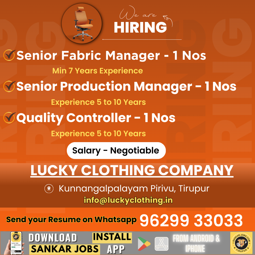 Garment Jobs