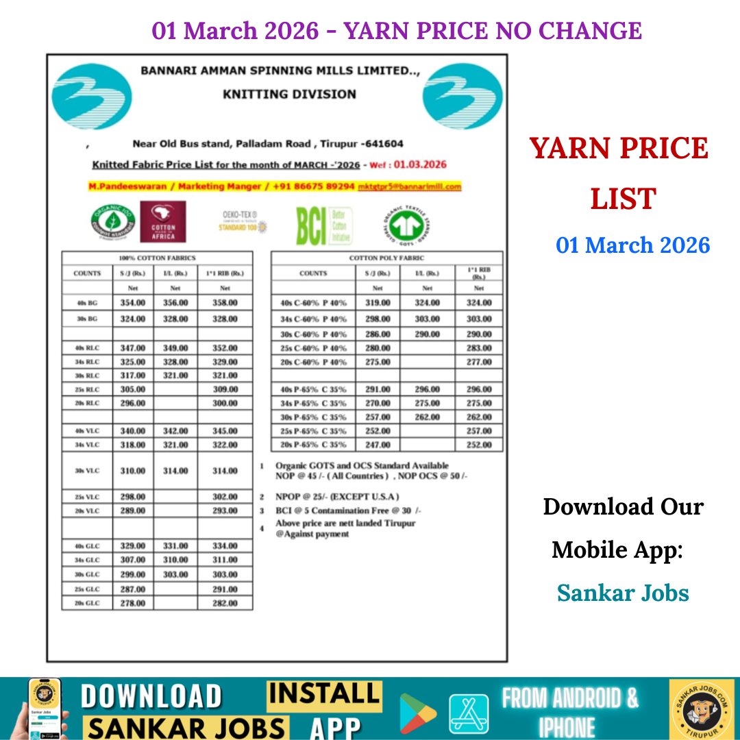 Yarn Price