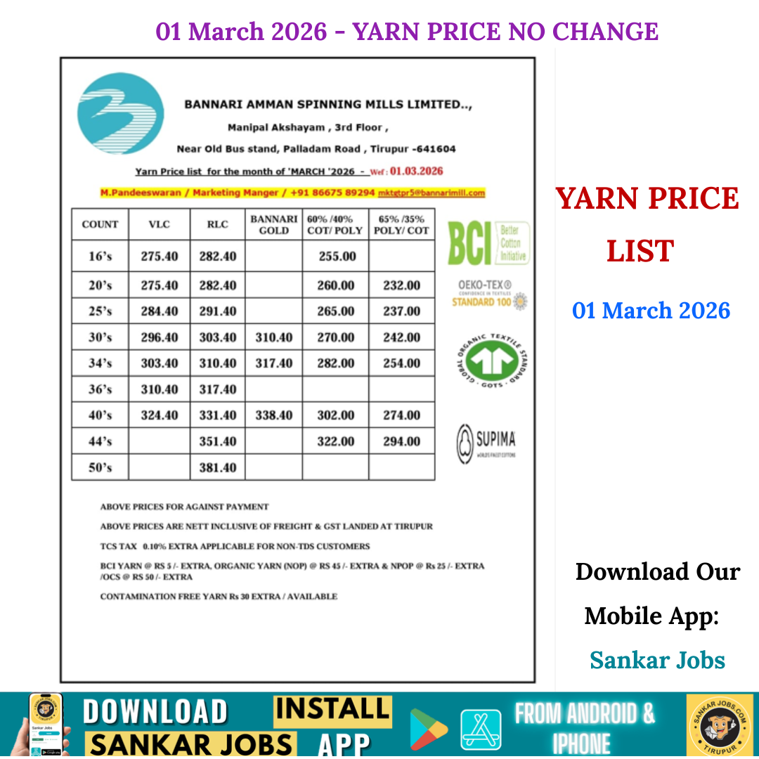 Yarn Price