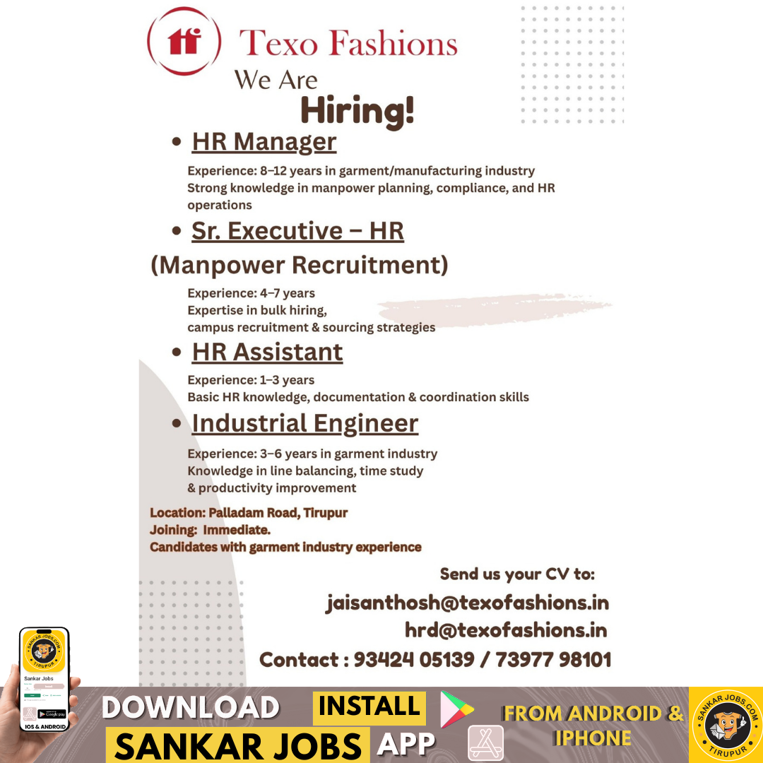 Garment Jobs