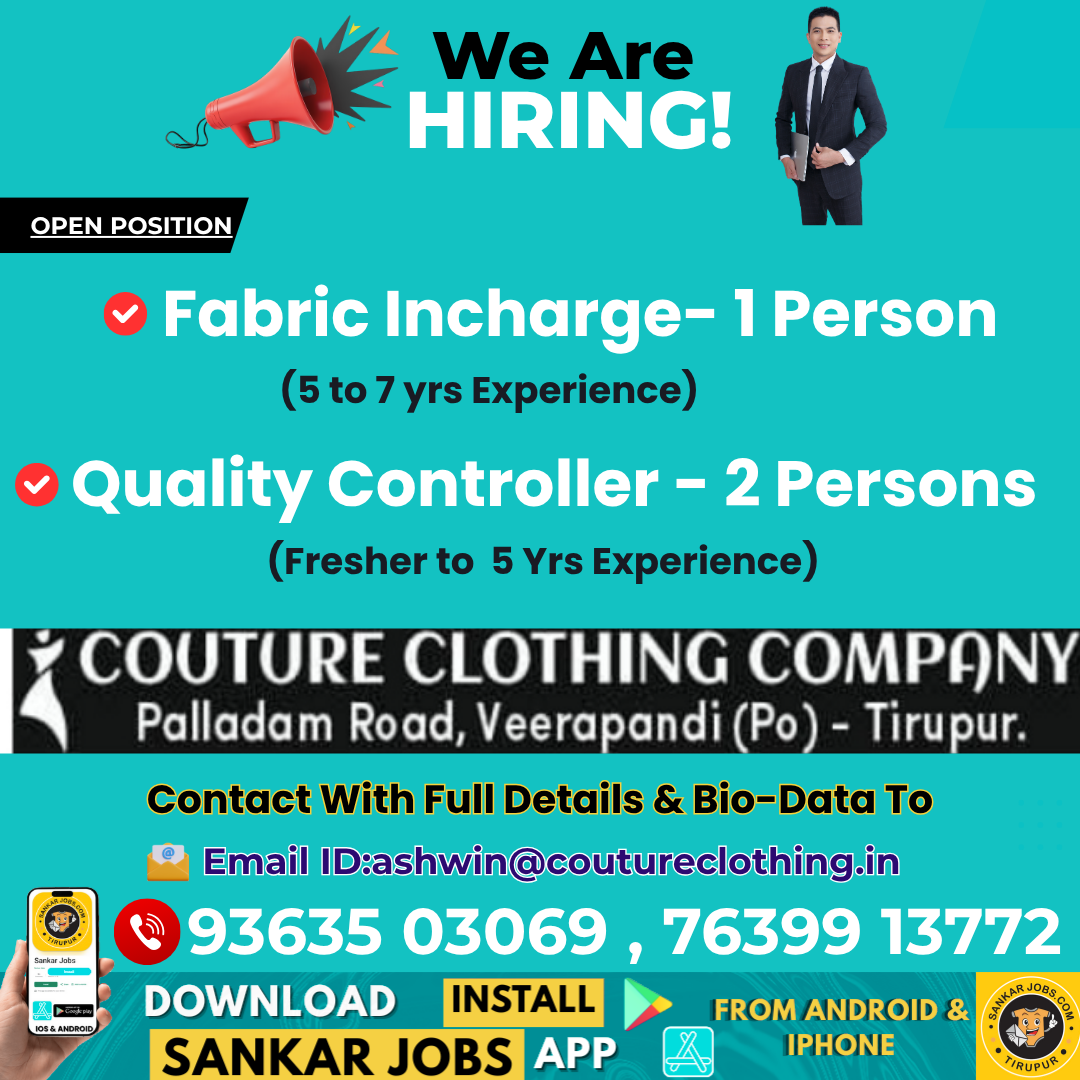 Garment Jobs