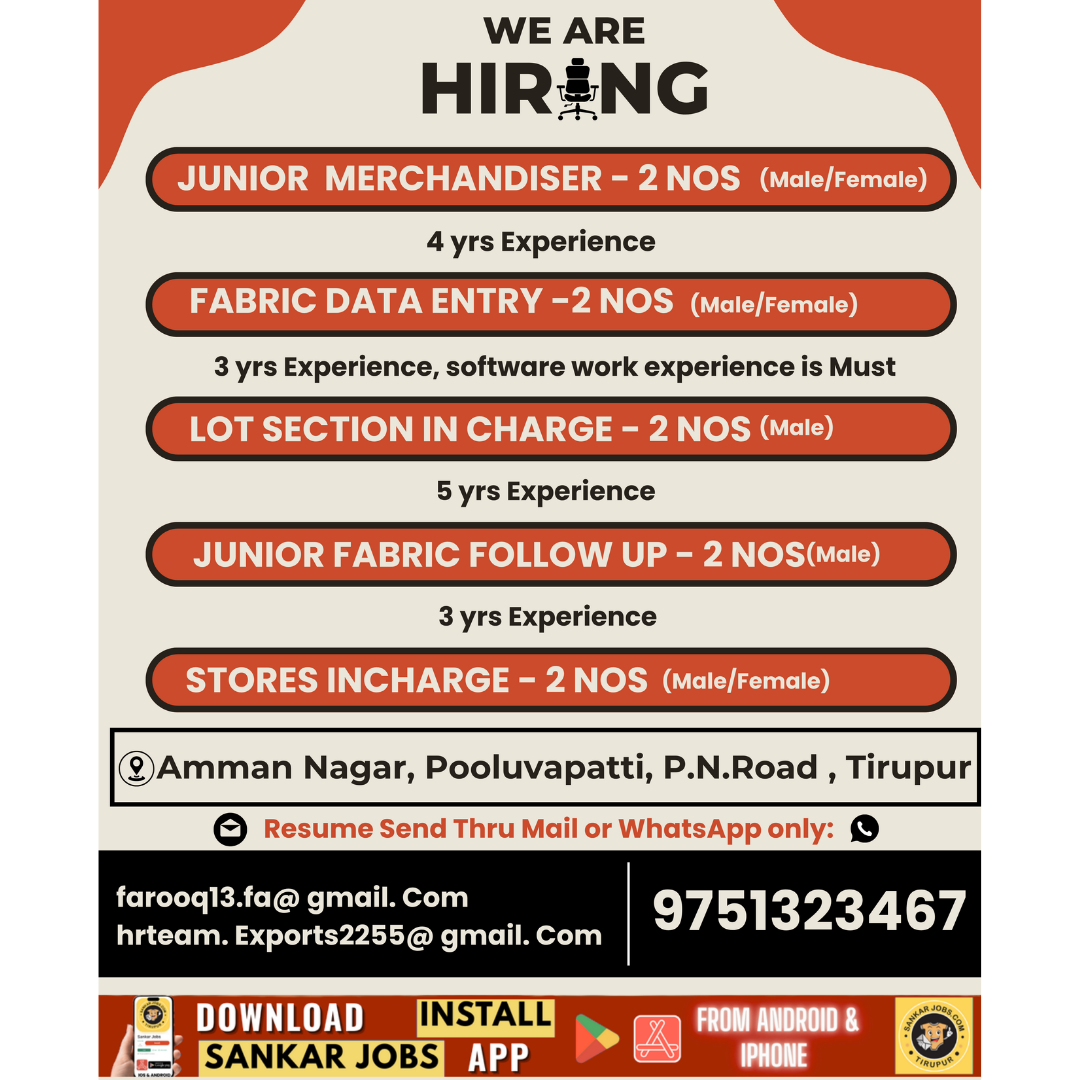 Garment Jobs