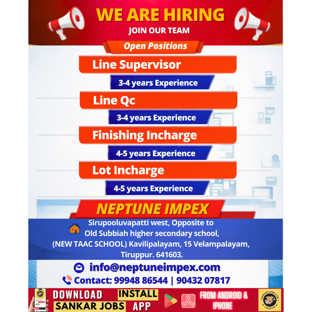 Garment Jobs