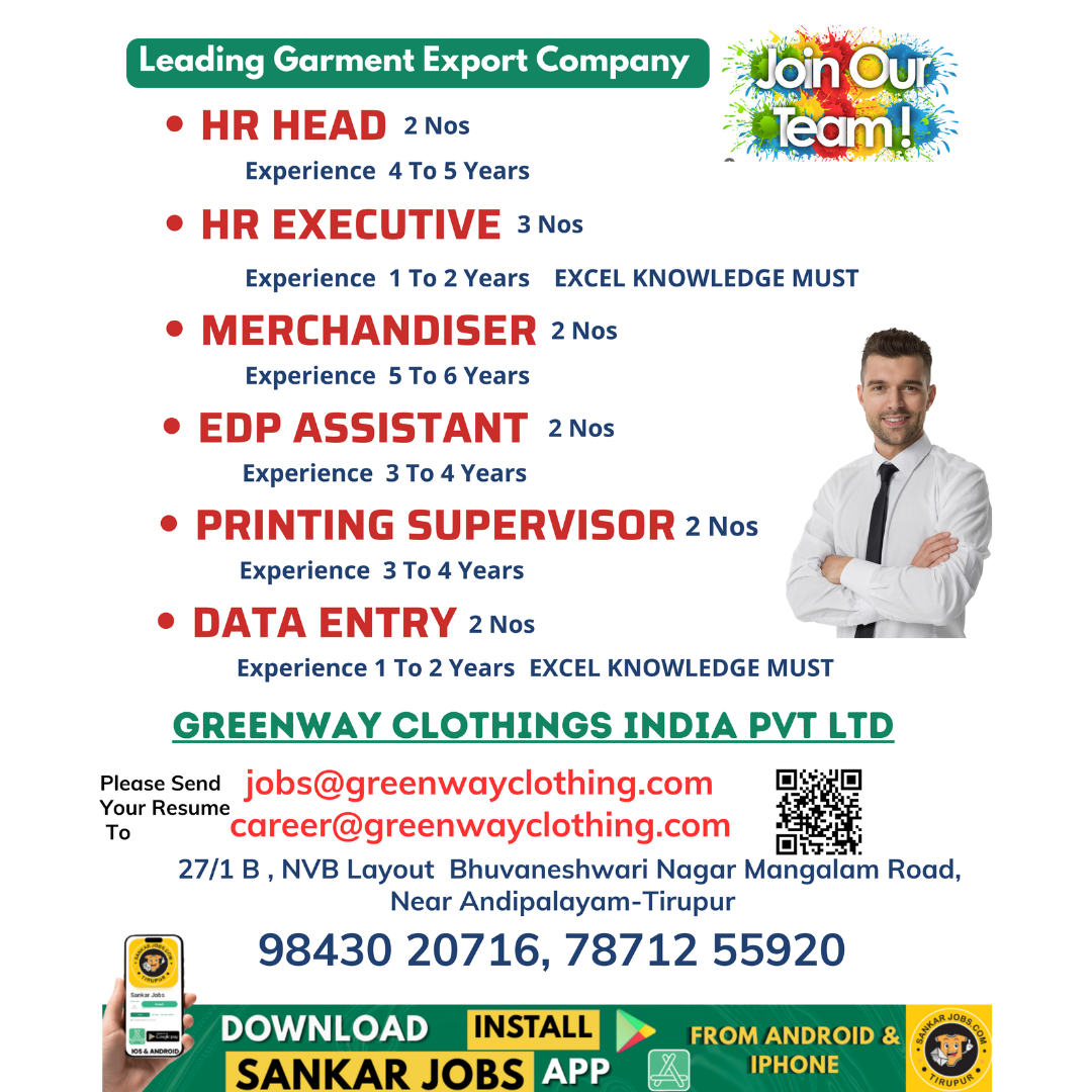 Garment Jobs
