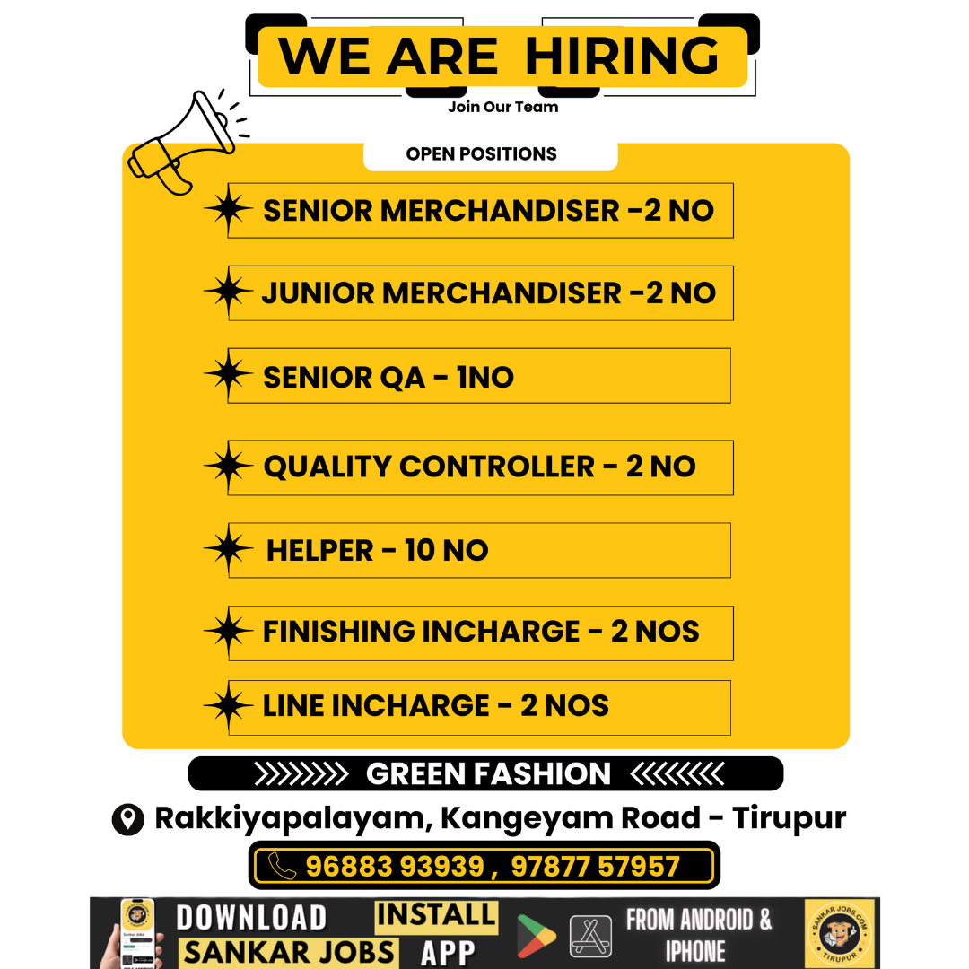 Garment Jobs