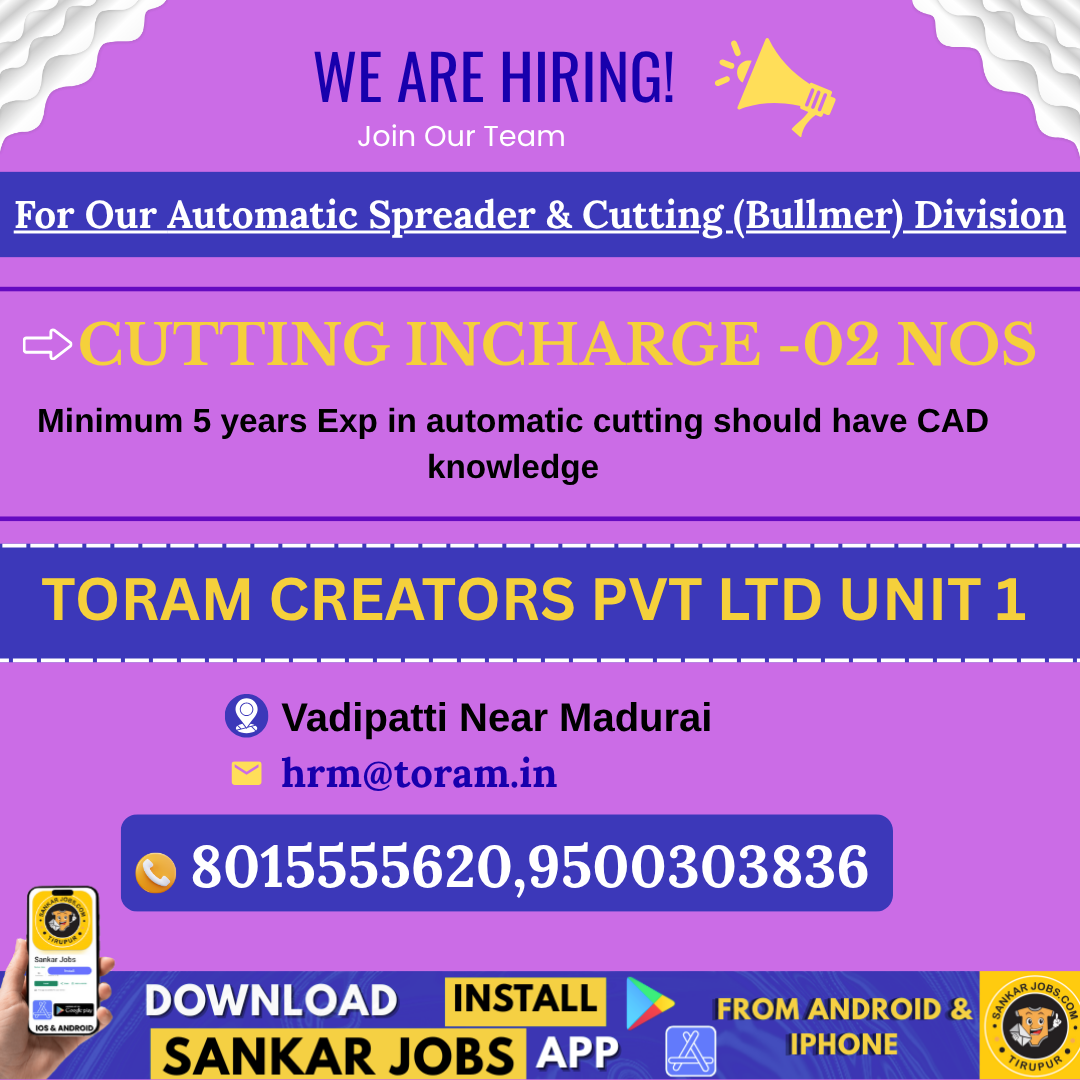 Garment Jobs