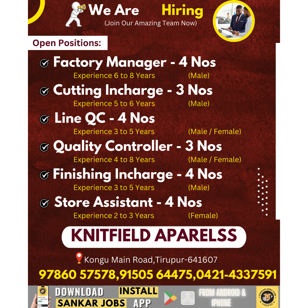 Garment Jobs
