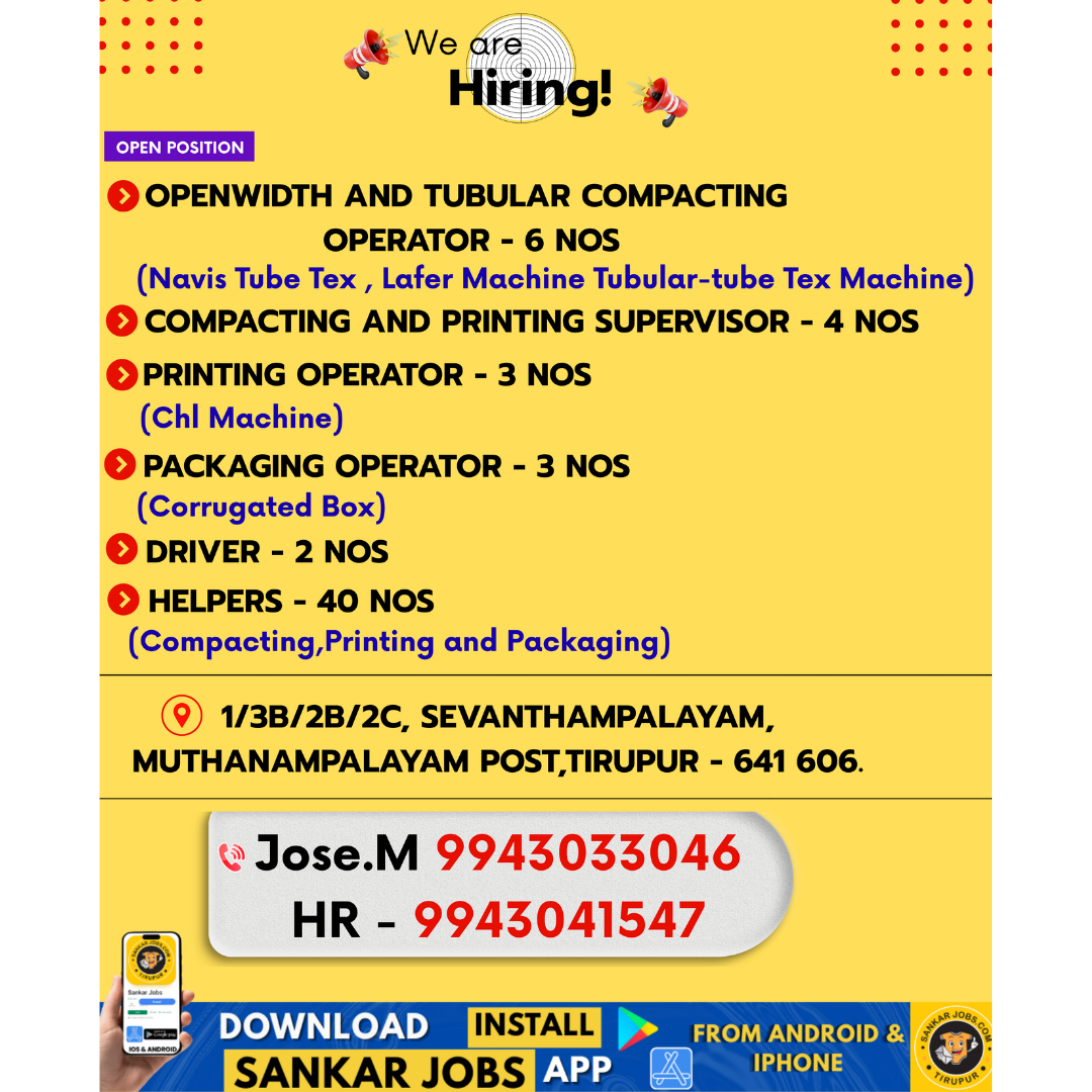 Garment Jobs