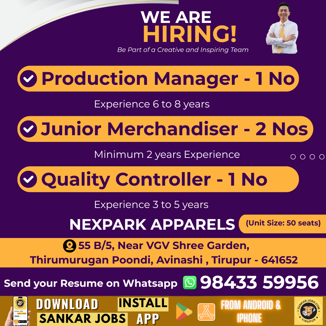 Garment Jobs
