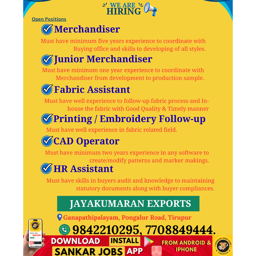 Garment Jobs