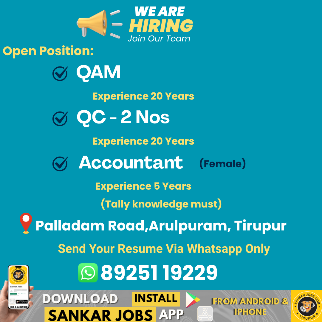 Garment Jobs