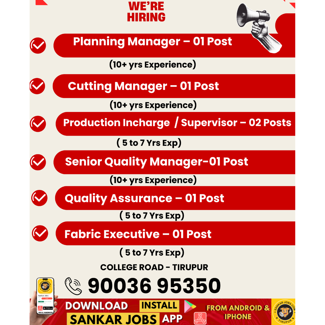 Garment Jobs
