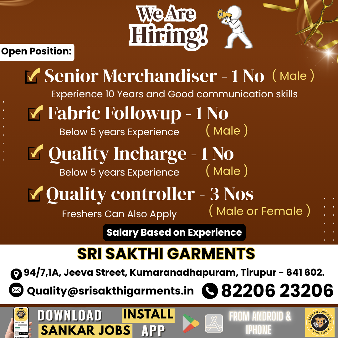 Garment Jobs