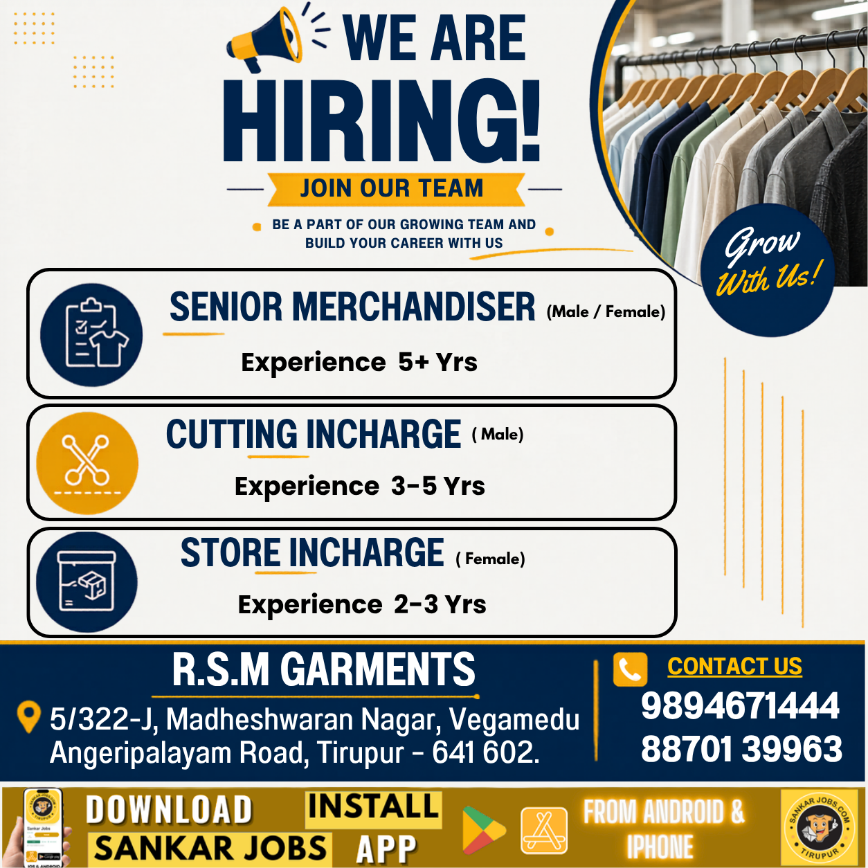 Garment Jobs