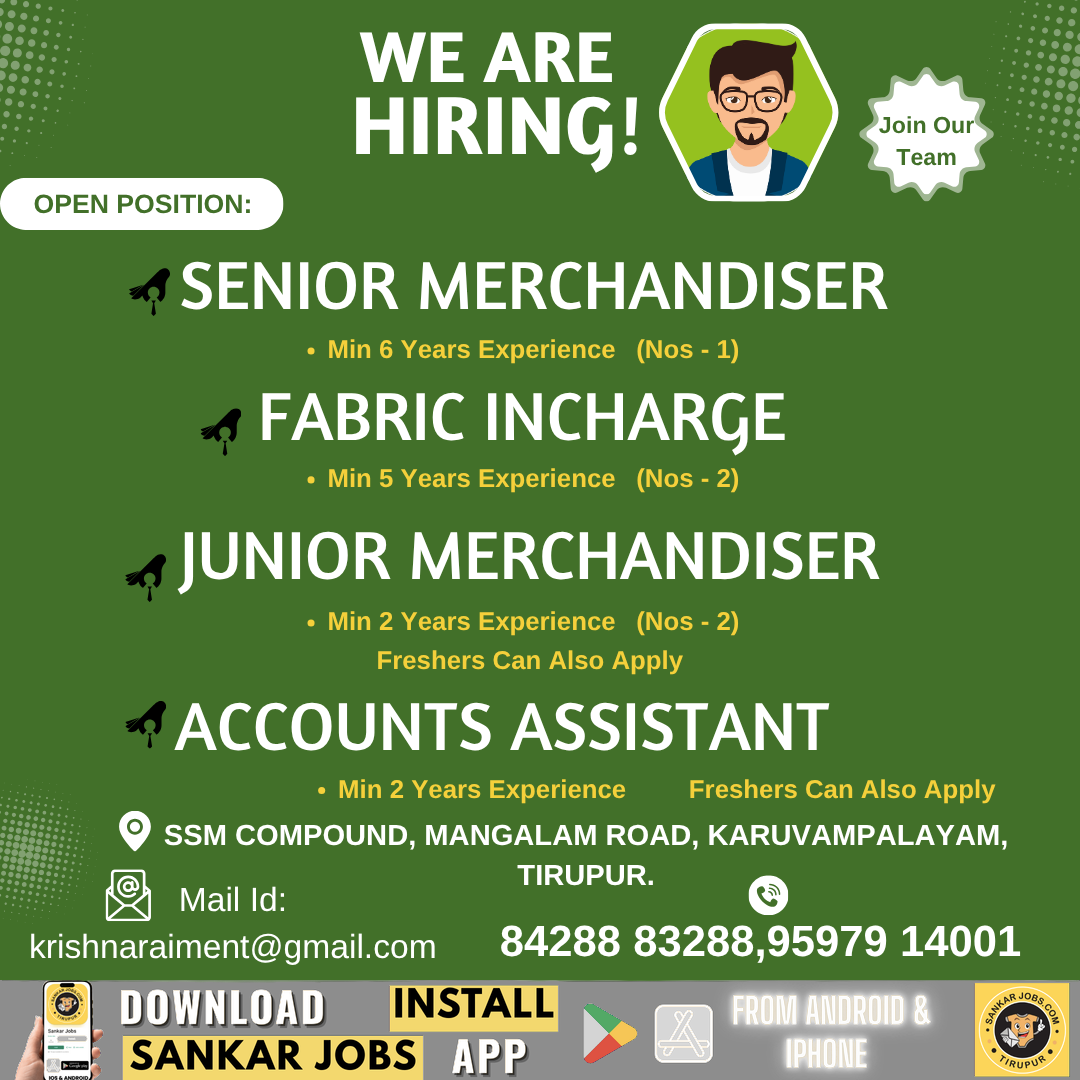 Garment Jobs