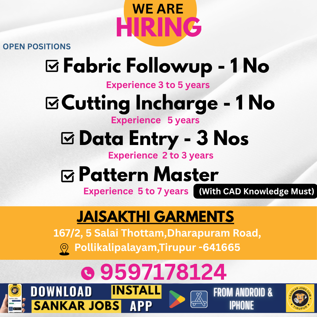 Garment Jobs