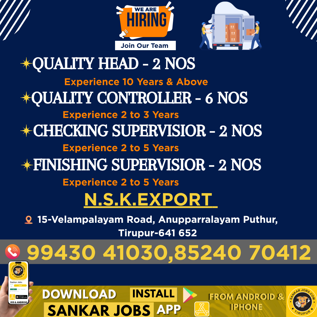 Garment Jobs