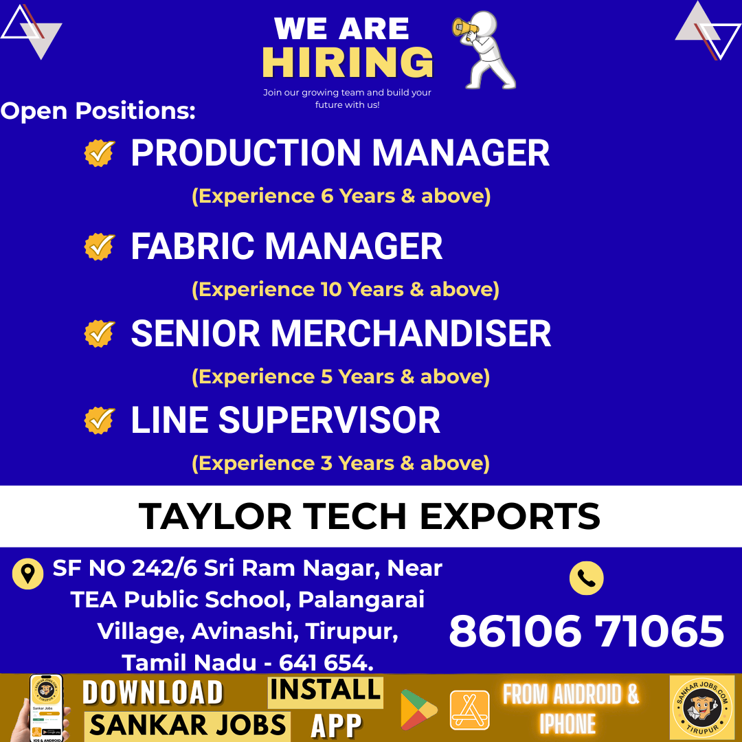 Garment Jobs