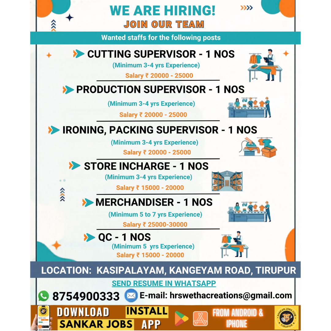 Garment Jobs