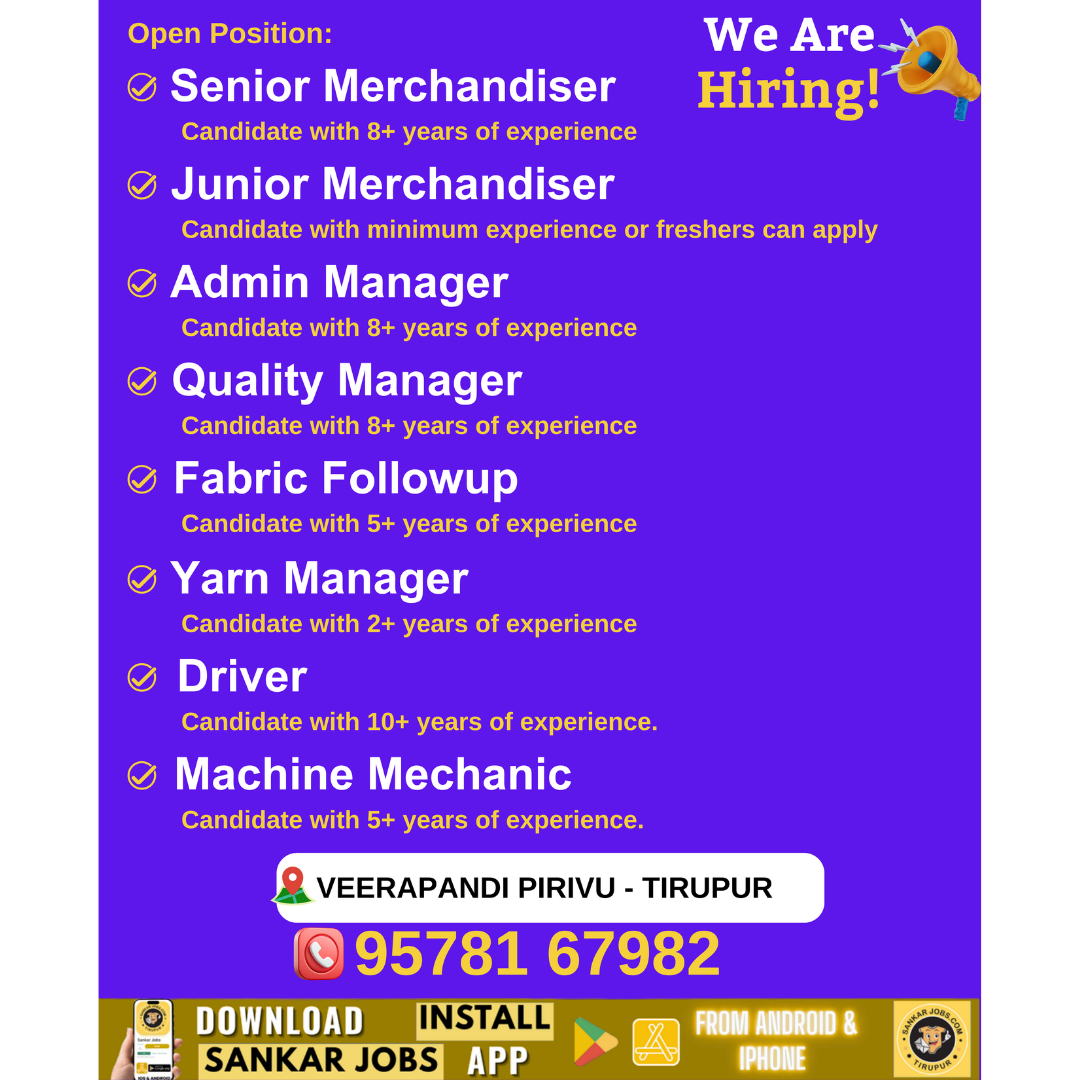 Garment Jobs