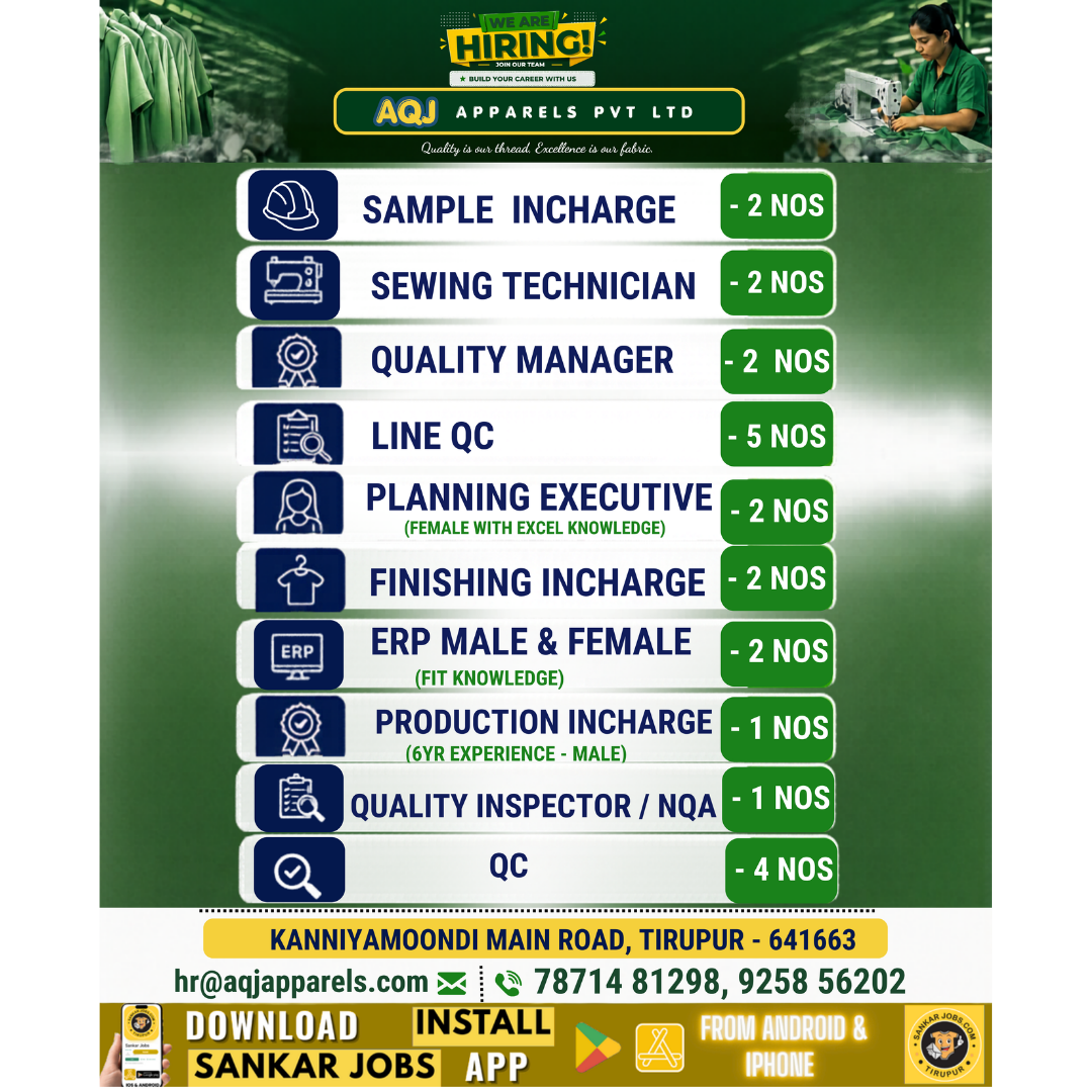 Garment Jobs