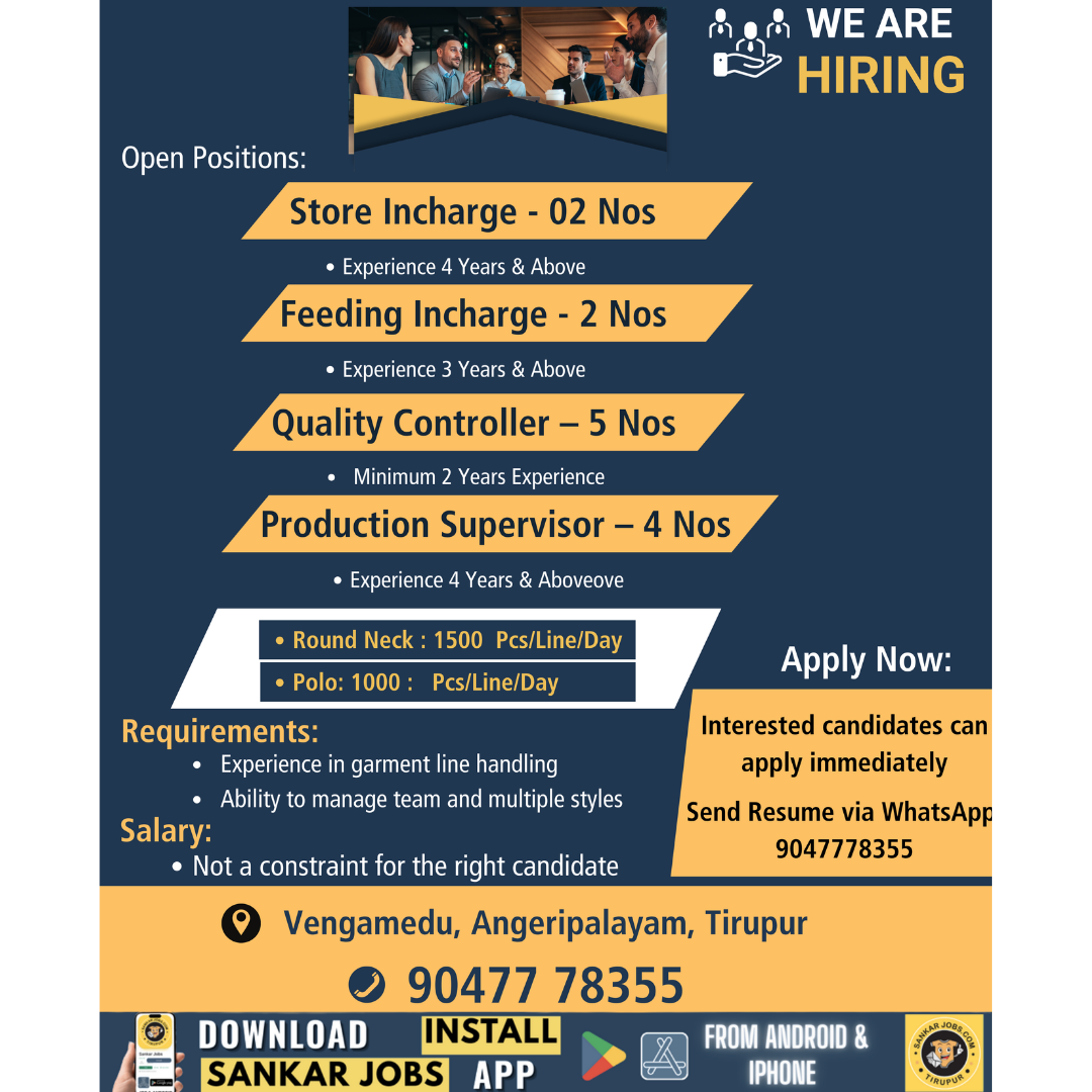 Garment Jobs