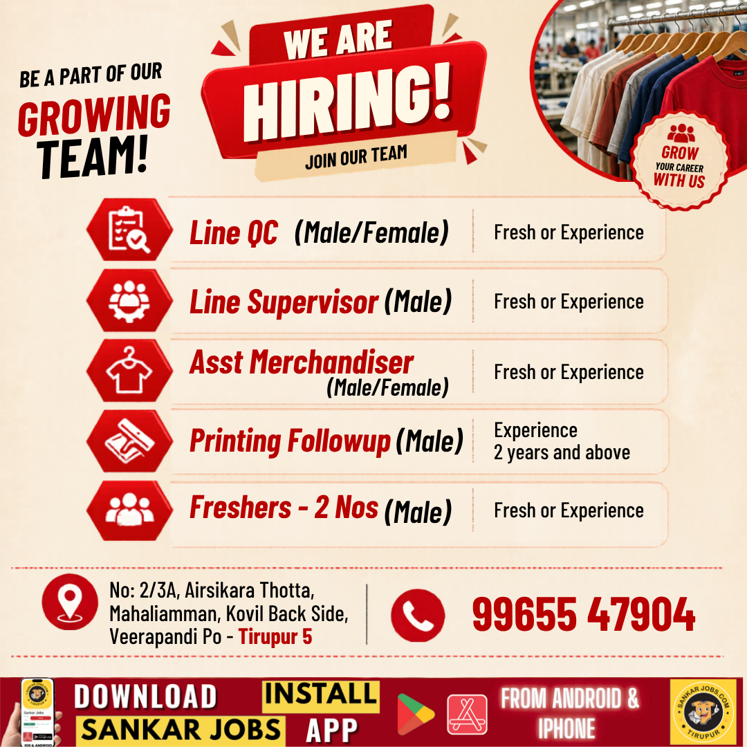 Garment Jobs