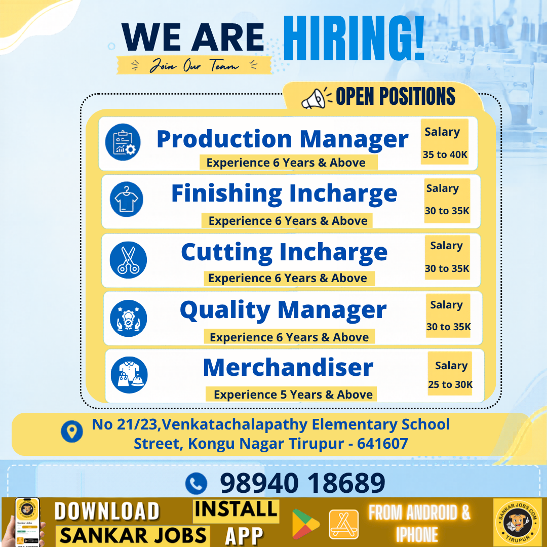 Garment Jobs