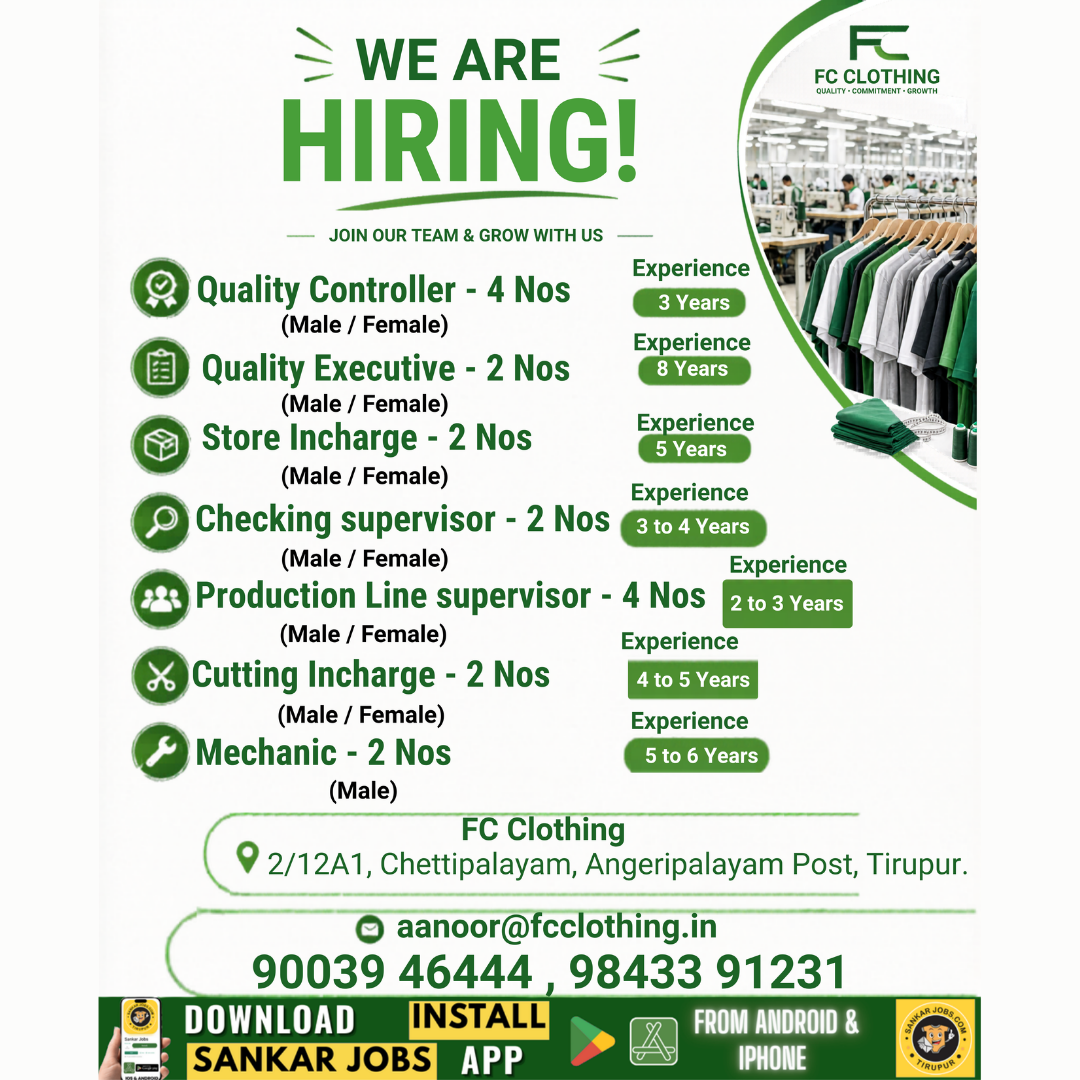 Garment Jobs