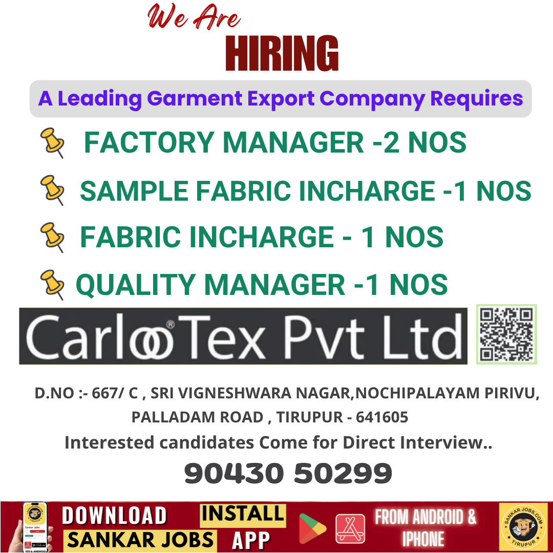 Garment Jobs