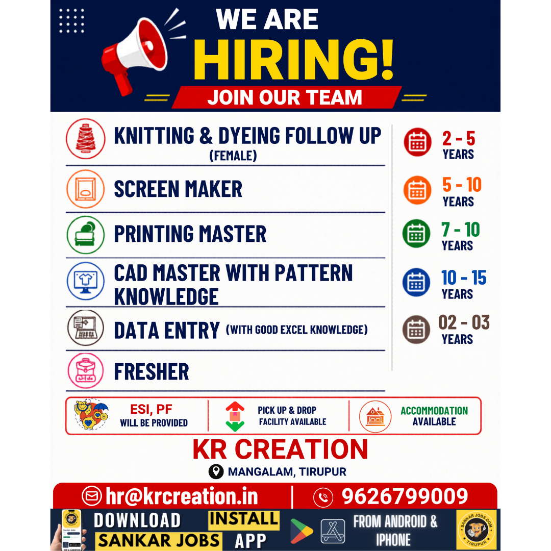 Garment Jobs