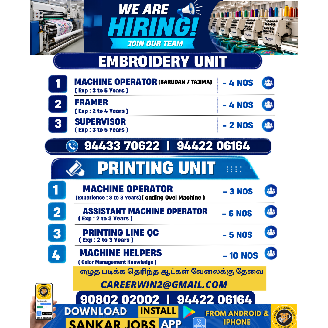 Garment Jobs
