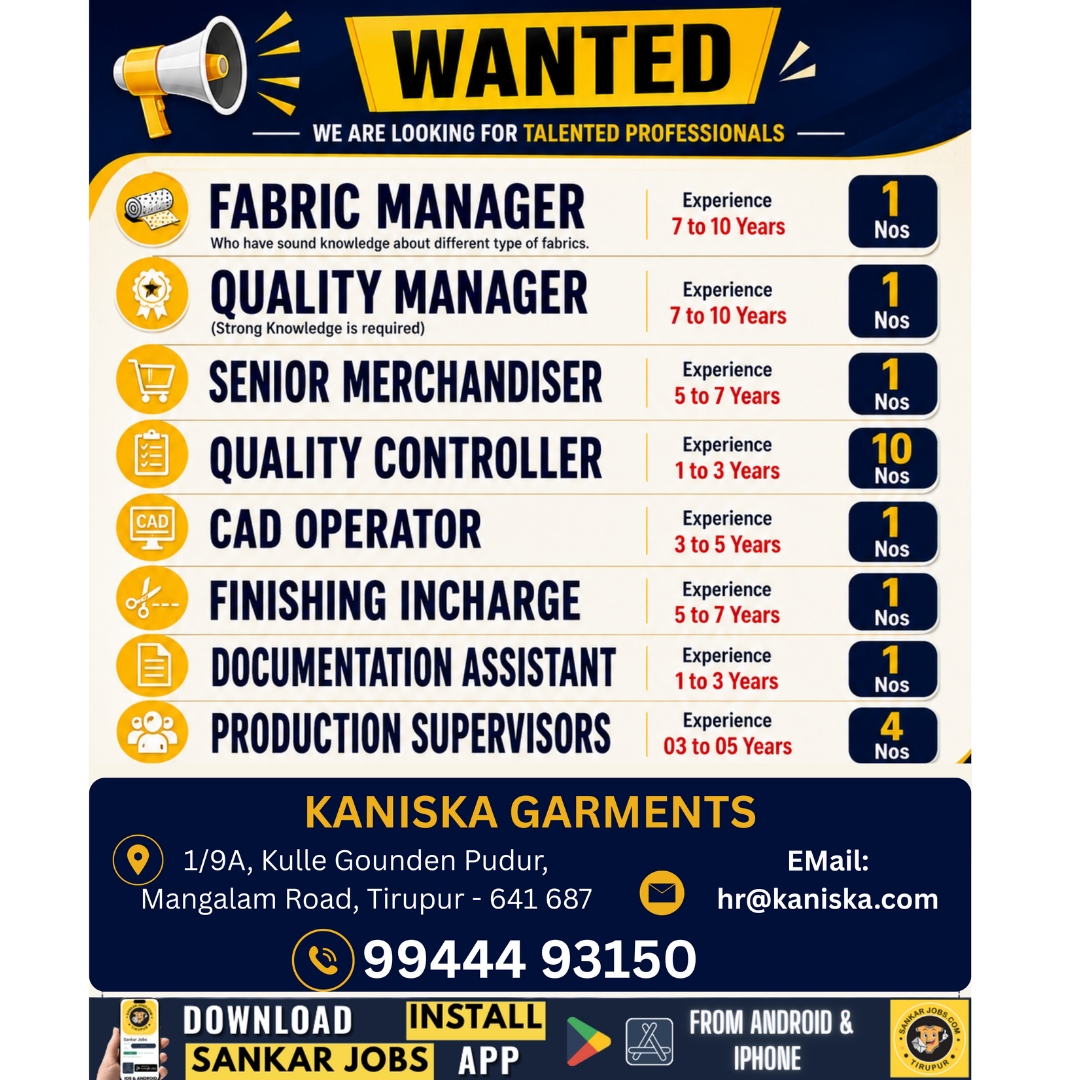 Garment Jobs