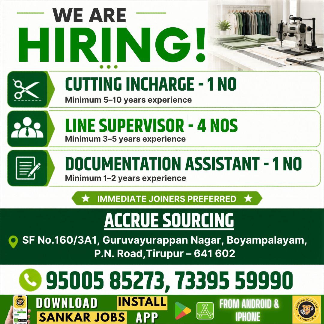 Garment Jobs