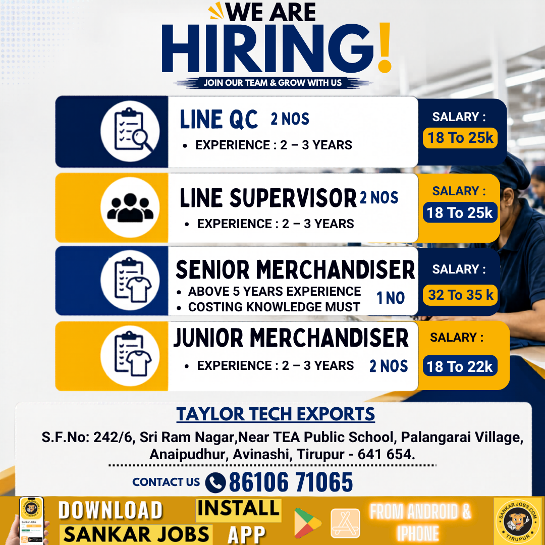 Garment Jobs