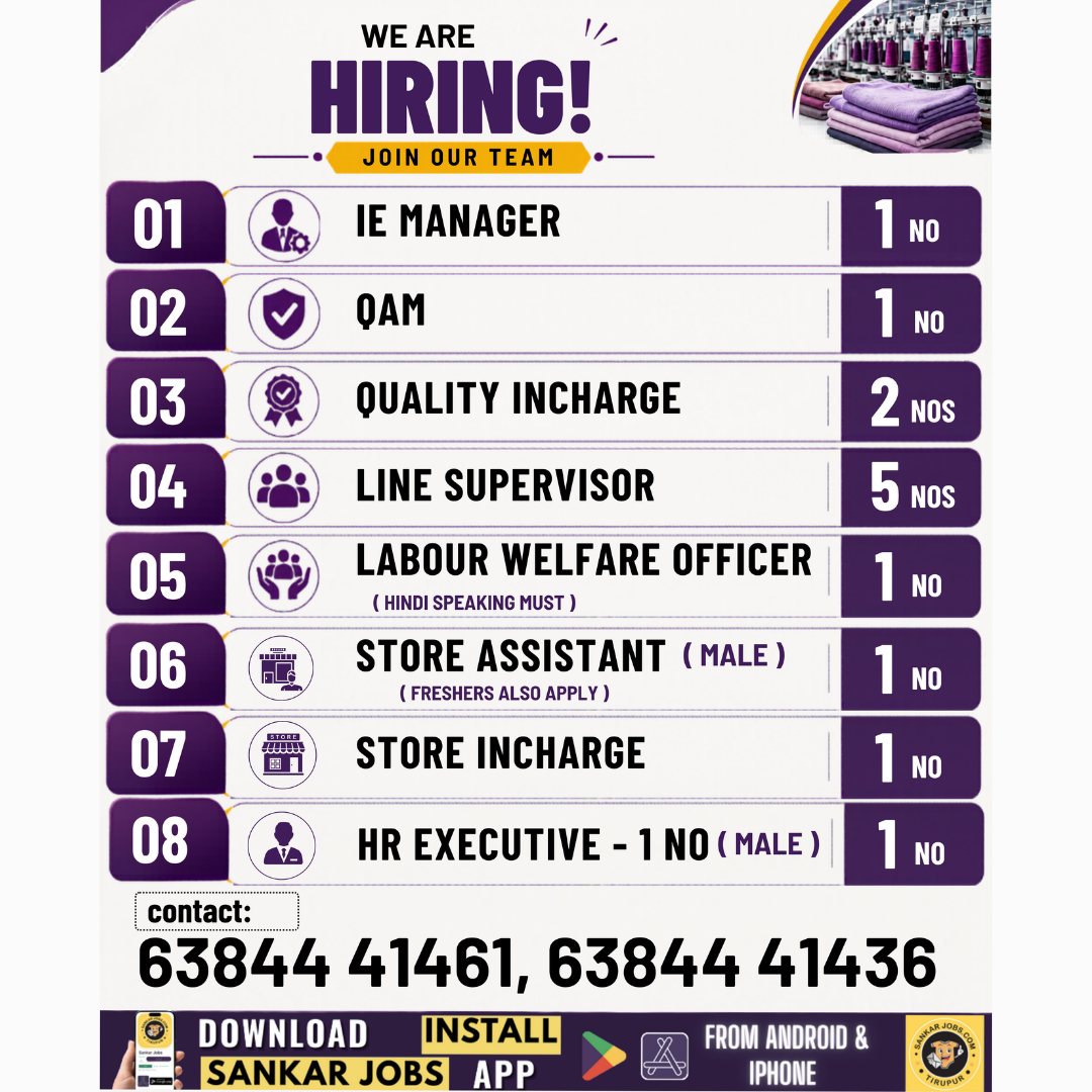 Garment Jobs