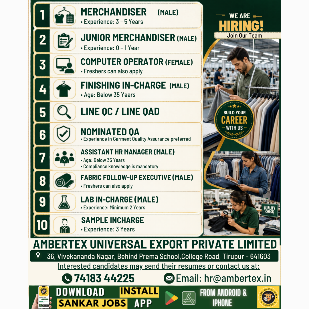 Garment Jobs