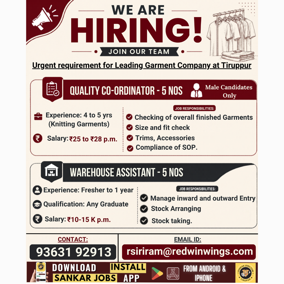 Garment Jobs