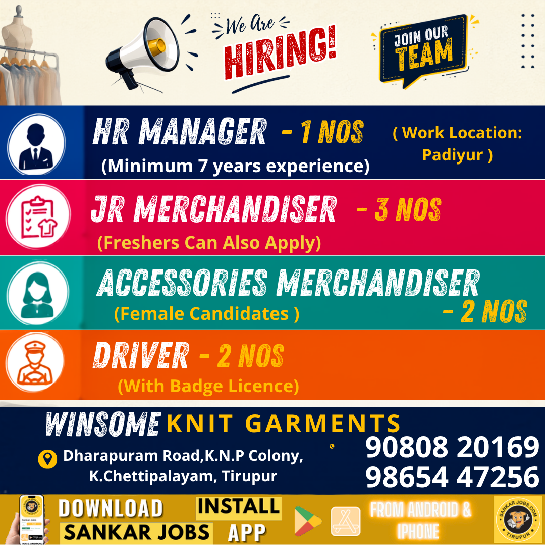 Garment Jobs